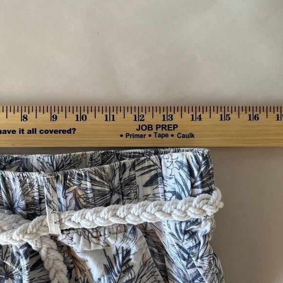 Rewash Linen Blend Tropical Shorts Juniors Size M - Picture 3 of 7